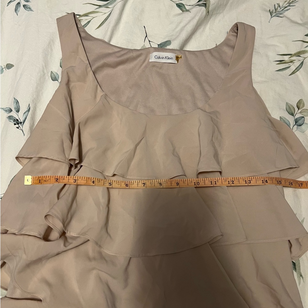 Calvin Klein Tiered Ruffle Dress - Picture 4 of 7